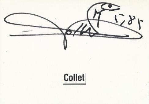 Andre Collet  Leichtathletik Autogramm Karte original signiert 