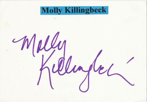 Molly Killingback  Kanada  Leichtathletik Autogramm Karte original signiert 
