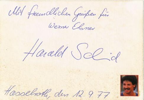 Harald Schmid  Leichtathletik Autogramm Karte original signiert 