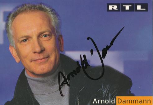 Arnold Dammann  RTL  TV  Sender  Autogrammkarte original signiert 