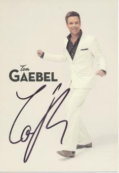 Tom Gaebel  Musik Autogrammkarte original signiert 