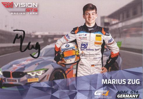 Marius Zug  BMW   Auto Motorsport  Autogrammkarte original signiert 