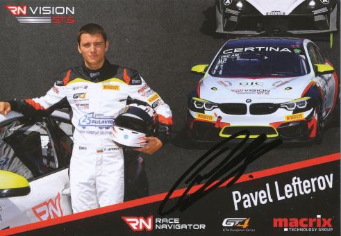 Pavel Lefterov  Alfa Romeo   Auto Motorsport  Autogrammkarte original signiert 