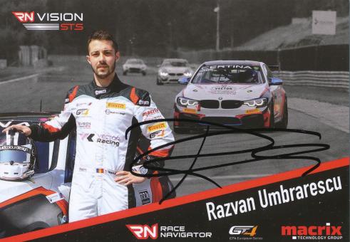 Razvan Umbrarescu  Alfa Romeo   Auto Motorsport  Autogrammkarte original signiert 
