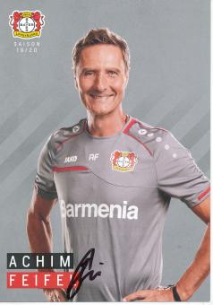 Achim Feifel  Bayer 04 Leverkusen  Frauen Fußball Autogrammkarte original signiert 