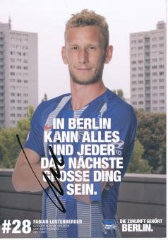 Fabian Lustenberger  2018/2019  Hertha BSC Berlin  Fußball Autogrammkarte original signiert 