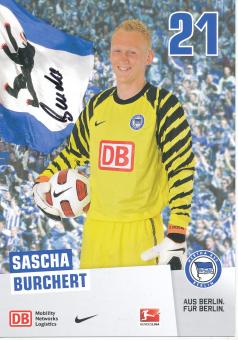 Sascha Burchert  2010/2011  Hertha BSC Berlin  Fußball Autogrammkarte original signiert 