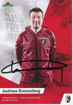 Andreas Kronenberg  2019/2020  SC Freiburg  Fußball Autogrammkarte original signiert 
