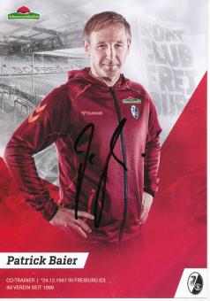 Patrick Baier  2019/2020  SC Freiburg  Fußball Autogrammkarte original signiert 