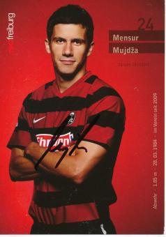 Mensur Mujdza  2011/2012  SC Freiburg  Fußball Autogrammkarte original signiert 
