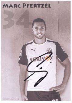 Marc Pfertzel  2014/2015  SV Sandhausen   Fußball Autogrammkarte original signiert 