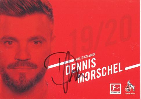 Dennis Morschel  2019/2020   FC Köln  Fußball Autogrammkarte original signiert 