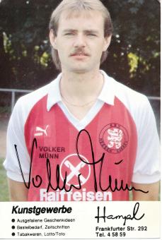 Volker Münn  KSV Hessen Kassel  Fußball Autogrammkarte original signiert 