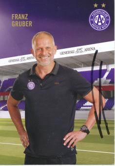 Franz Gruber  Austria Wien  Fußball Autogrammkarte original signiert 