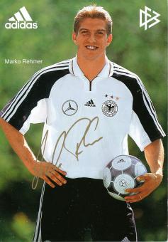 Marko Rehmer  DFB   Fußball Autogrammkarte original signiert 
