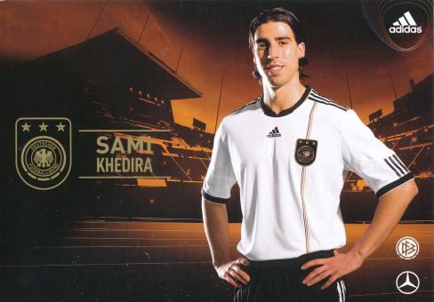 Sami Khedira  DFB Nationalteam  Fußball Autogrammkarte 