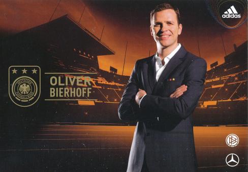 Oliver Bierhoff  DFB Nationalteam  Fußball Autogrammkarte 