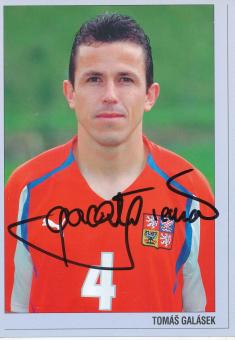 Tomas Galasek  Tschechien  Fußball Autogrammkarte  original signiert 