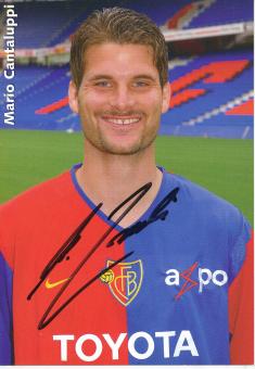 Mario Cantaluppi  FC Basel  Fußball Autogrammkarte  original signiert 