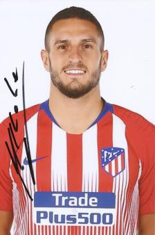 Koke  Atletico Madrid  Fußball Autogramm Foto original signiert 