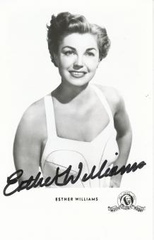 Esther Williams † 2013  Film & TV  Autogrammkarte original signiert 