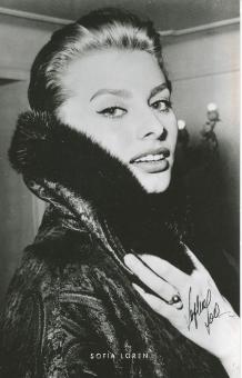 Sophia Loren  Film & TV  Autogrammkarte original signiert 