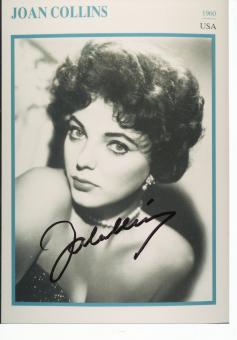 Joan Collins  Film & TV  Autogramm Foto original signiert 