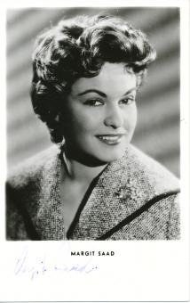 Margit Saad  Film & TV  Autogrammkarte  original signiert 