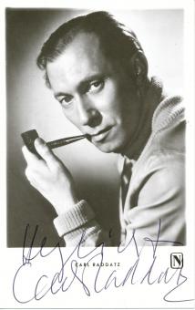 Carl Raddatz † 2004  Film & TV  Autogrammkarte  original signiert 