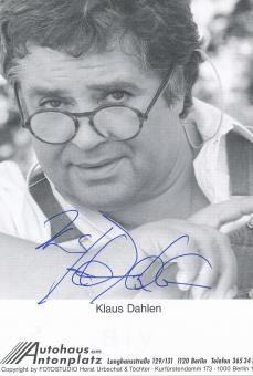 Klaus Dahlen † 2006   TV  Autogrammkarte  original signiert 