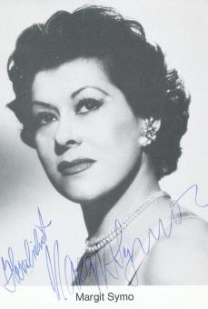 Margit Symo  † 1992  Film & TV  Autogrammkarte  original signiert 
