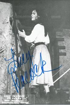 Lucy Peacock   Oper & TV  Autogrammkarte  original signiert 