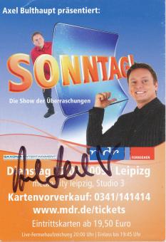 Axel Bulthaupt   TV  Autogrammkarte  original signiert 