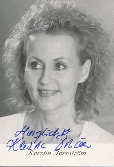 Kerstin Fernström  Film &  TV  Autogrammkarte  original signiert 