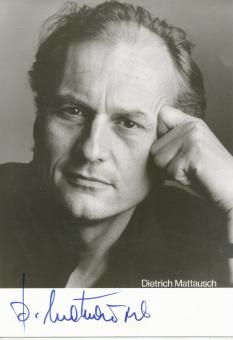 Dietrich Mattausch  Film +  TV  Autogrammkarte  original signiert 