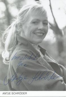 Antje Schröder  Film + TV  Autogrammkarte  original signiert 