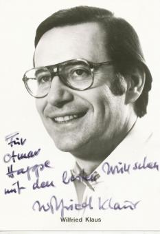 Wilfried Klaus   Film &  TV  Autogrammkarte  original signiert 