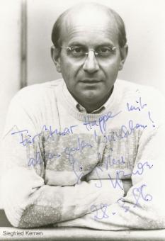 Siegfried Kernen   Film &  TV  Autogrammkarte  original signiert 