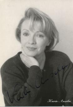 Karin Anselm   Film +  TV  Autogrammkarte  original signiert 
