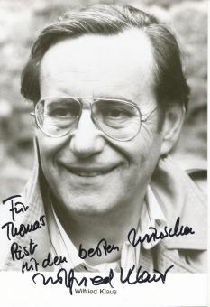 Wilfried Klaus  Film +  TV  Autogrammkarte  original signiert 