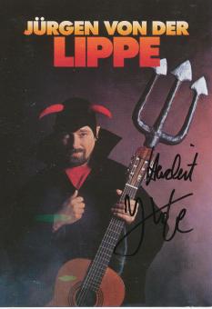 Jürgen von der Lippe  TV  Autogrammkarte  original signiert 