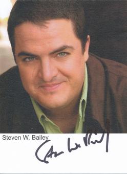 Steven W.Bailey  USA  Film & TV  Autogrammkarte original signiert 