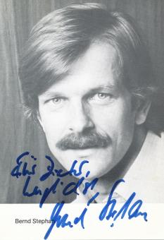 Bernd Stephan   Film + TV  Autogrammkarte  original signiert 