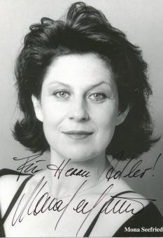 Mona Seefried   Film +  TV  Autogrammkarte  original signiert 