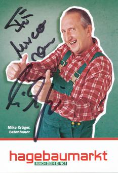 Mike Krüger   Film +  TV  Autogrammkarte  original signiert 