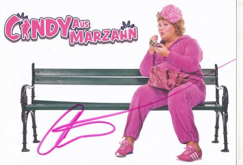 Cindy aus Marzahn  Comedian  TV  Autogrammkarte  original signiert 