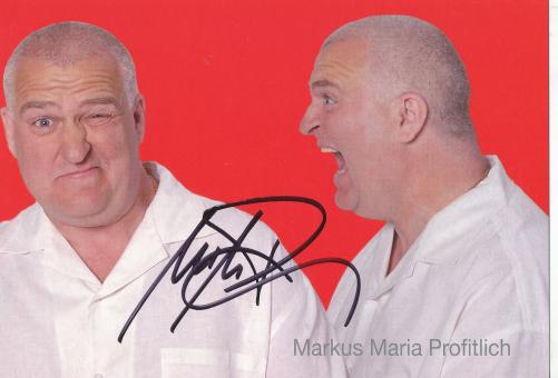 Markus Maria Profitlich  Comedian  TV  Autogrammkarte  original signiert 
