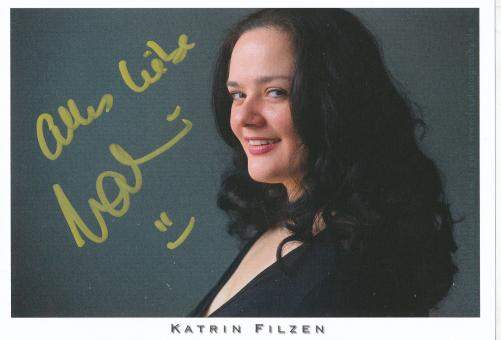 Katrin Filzen  Film +  TV  Autogrammkarte  original signiert 