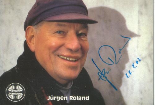 Jürgen Roland  † 2007  Film & TV  Autogrammkarte  original signiert 