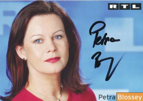 Petra Blossey  RTL   TV  Autogrammkarte original signiert 